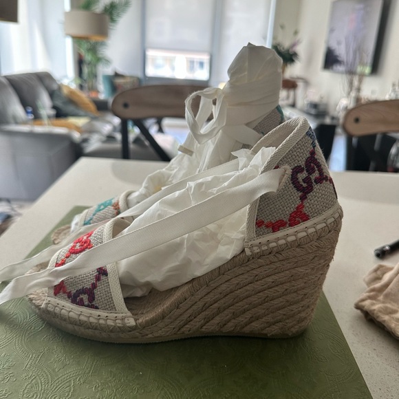 Gucci multicolor espadrilles - Picture 2 of 8